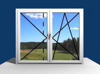 2-Luftsfönster, Fönster med två fönsterytor. För vissa öppningsbara modeller kan man välja med eller utan mittstople.
