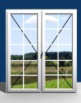Balkongdörrar, fönsterdörrar, Dörrar i samma profil som våra fönster. Mycket prisvärda dörrar. Kan levereras med aluminiumtröskel, handtag på utsida och lås.